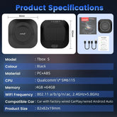 CarlinKit TBox S2 Ambient Android 13 Wireless CarPlay & Android w/ Netflix & YT CarlinKit TBox S2 / Europe & UK Apple